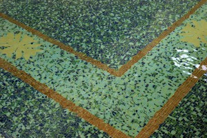 Indoor Pool - glass mosaic